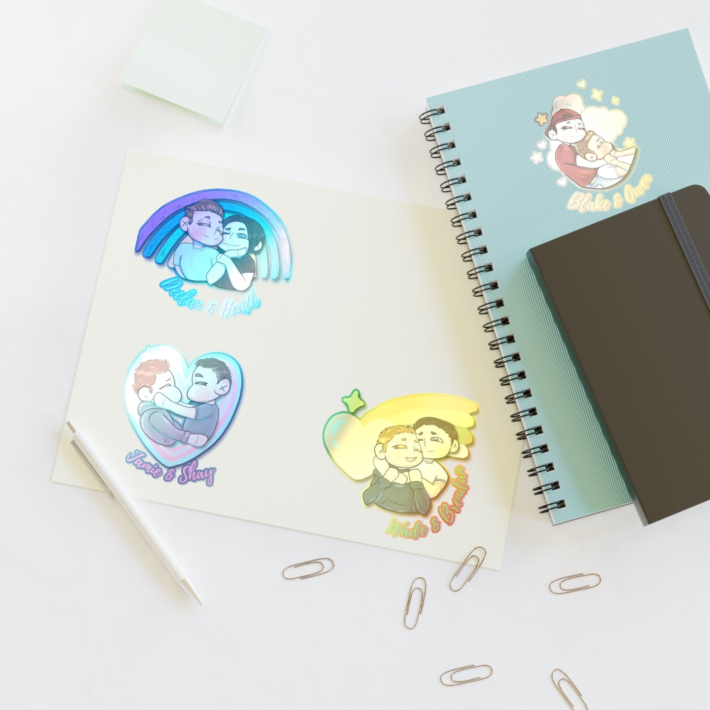 Love & Luck Sticker set - Chibi