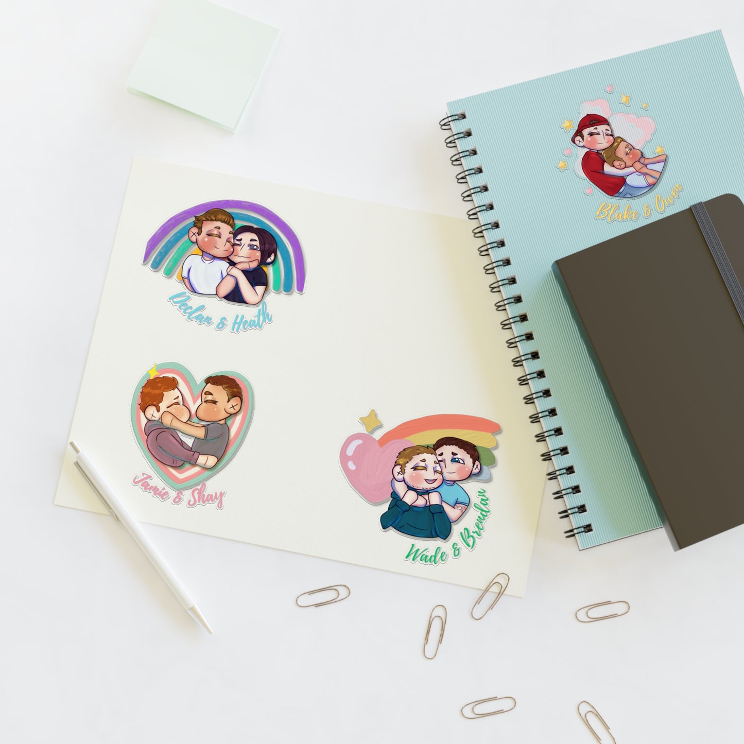 Love & Luck Sticker set - Chibi