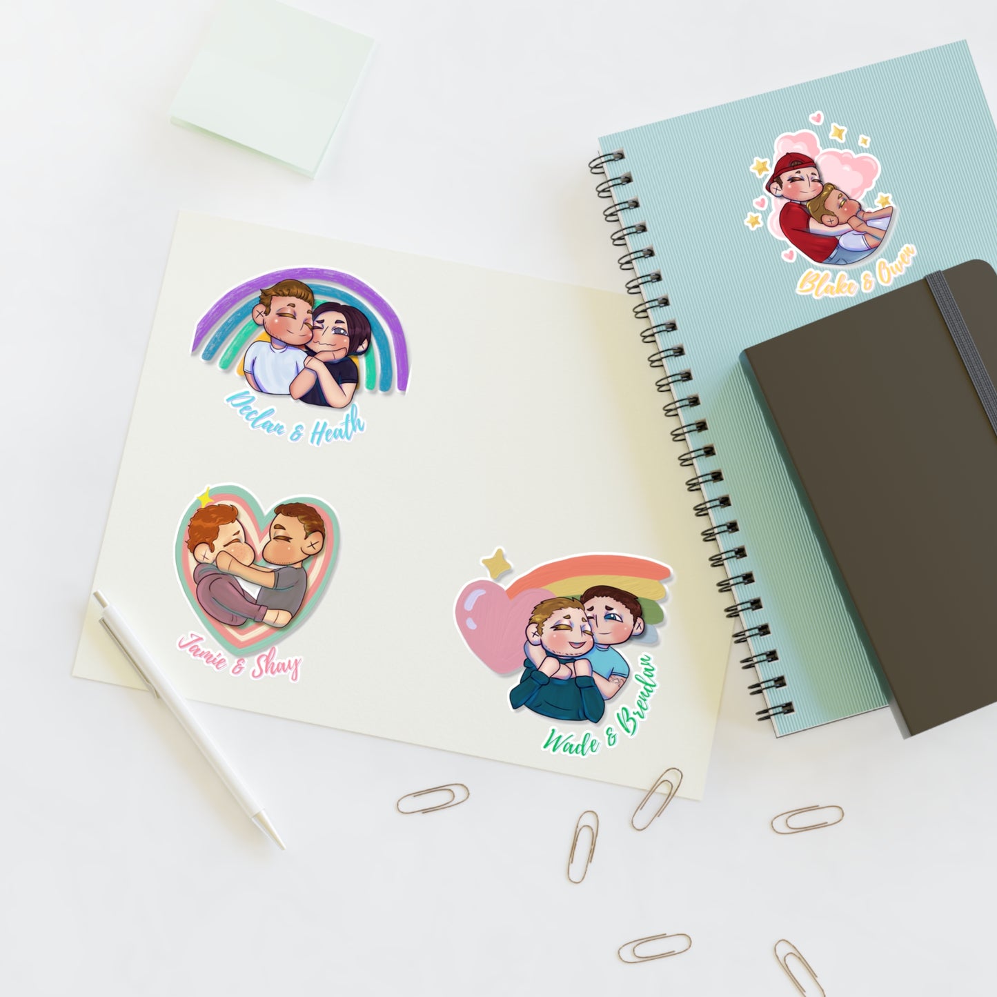 Love & Luck Sticker set - Chibi