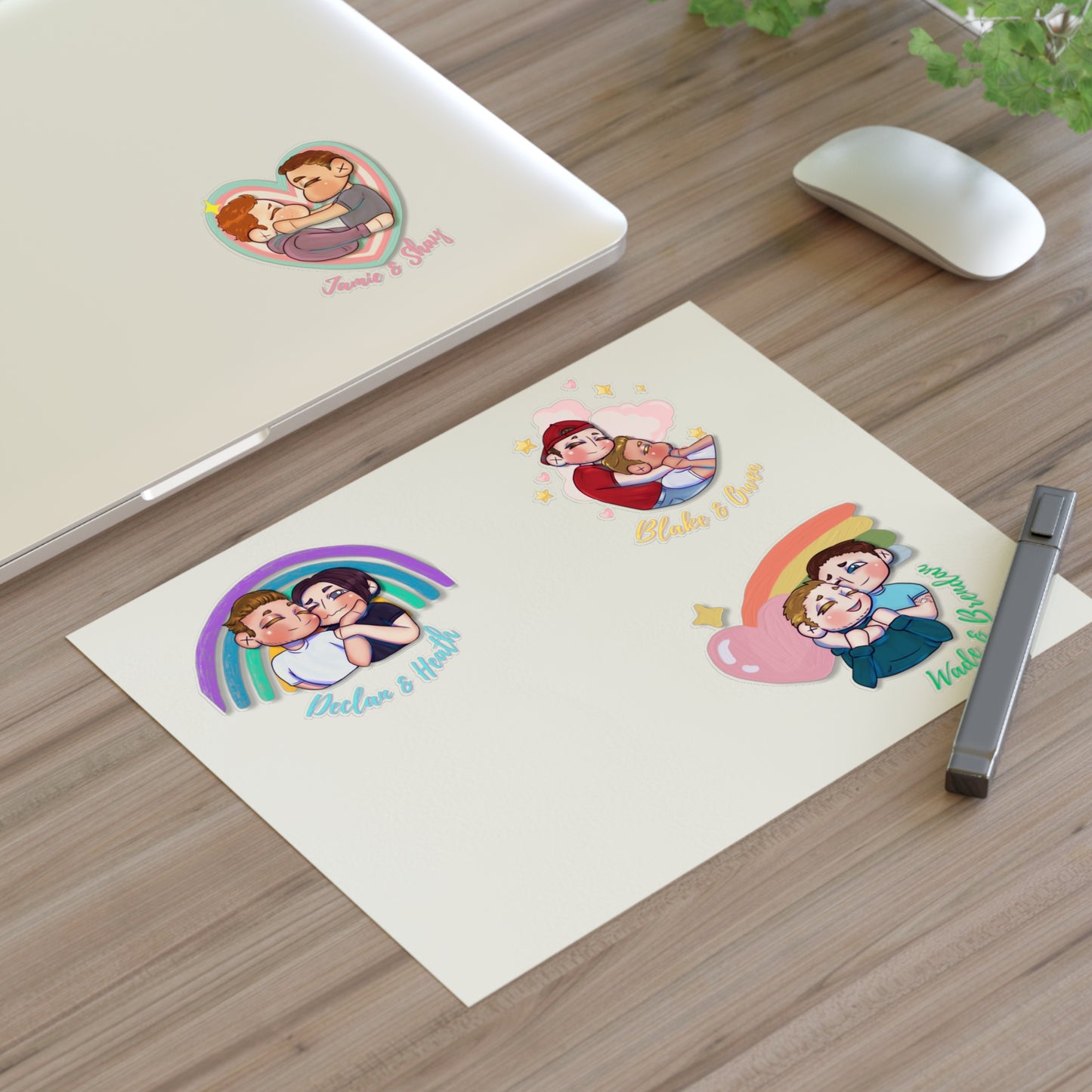 Love & Luck Sticker set - Chibi