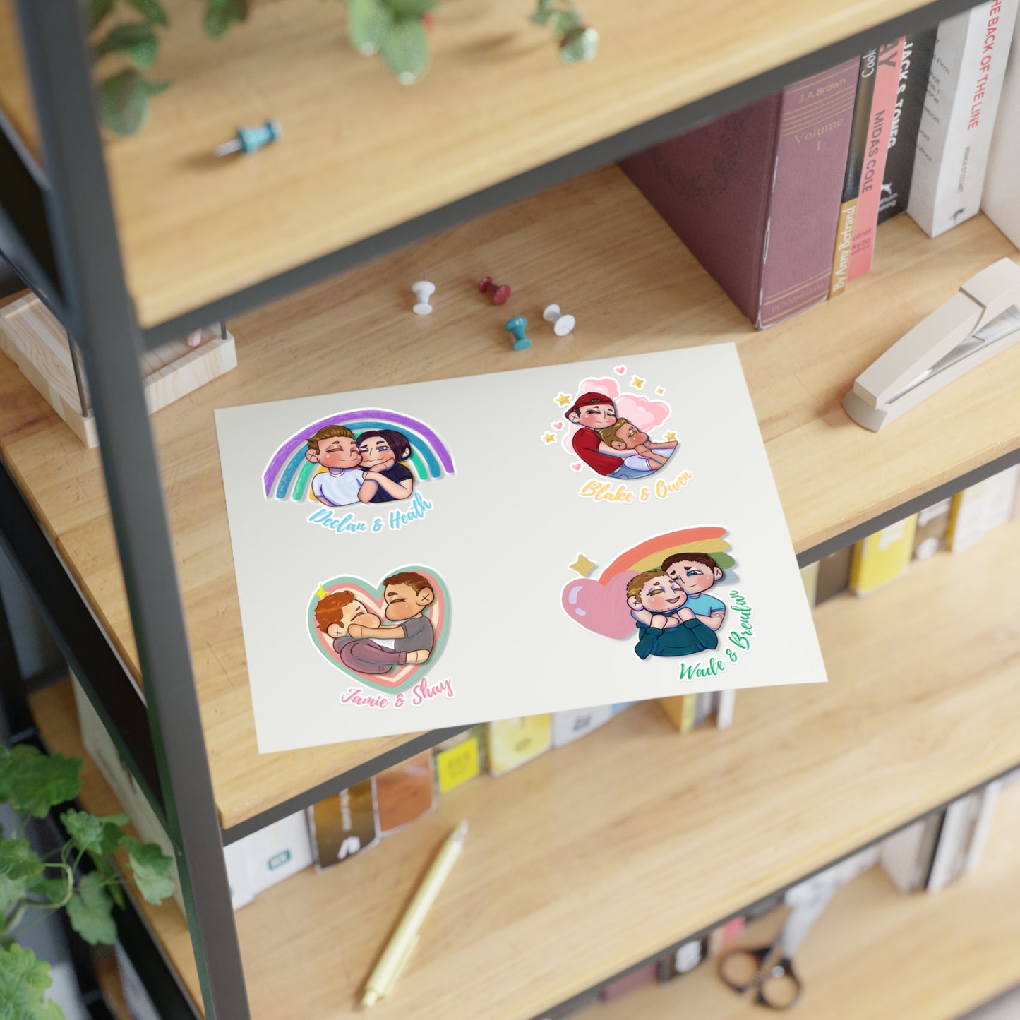 Love & Luck Sticker set - Chibi