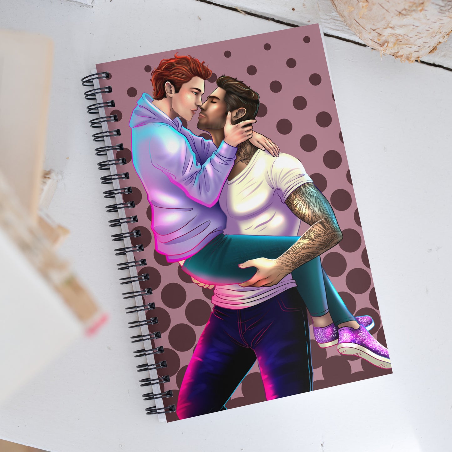 Shay & Jamie Spiral notebook