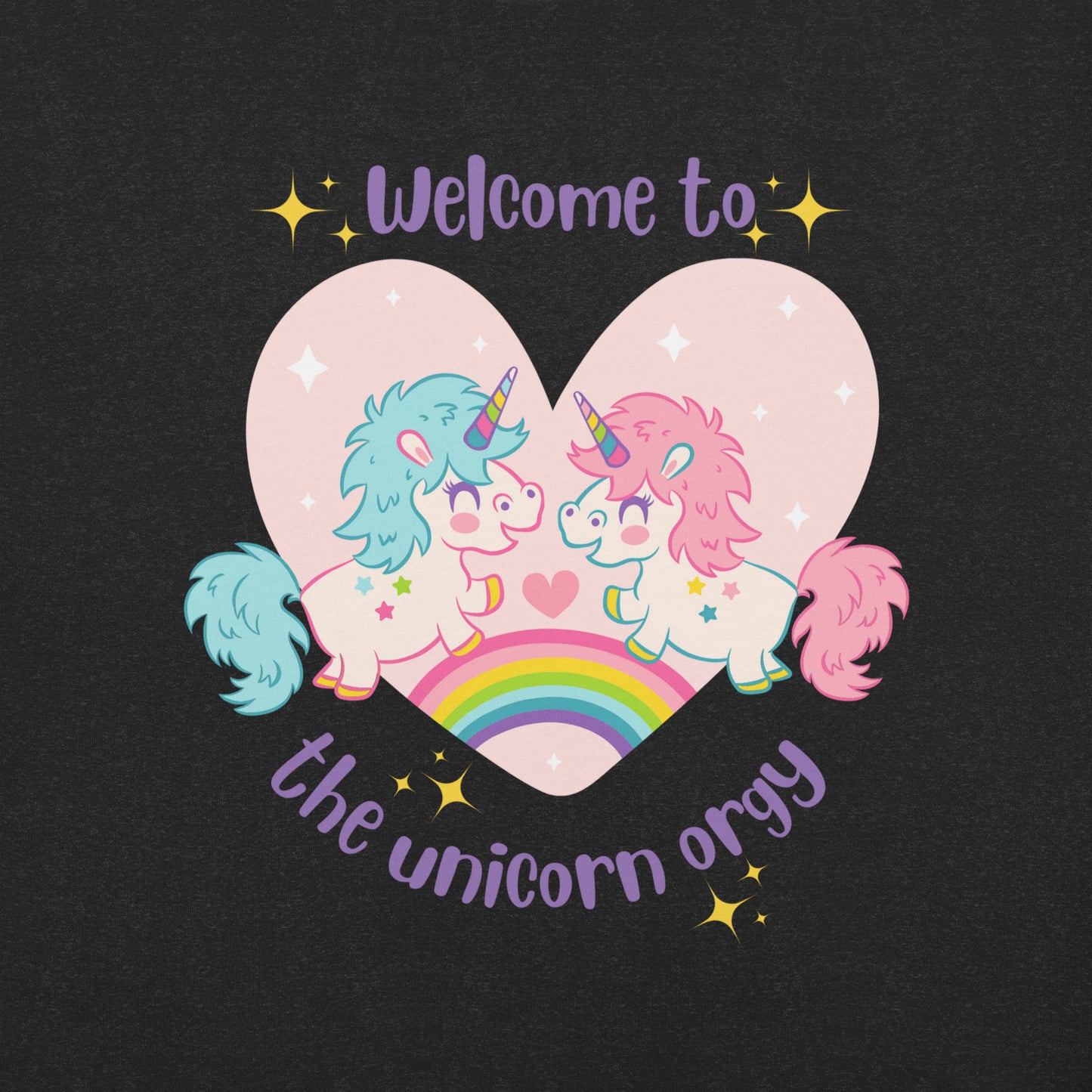 Unicorn Orgy Unisex t-shirt