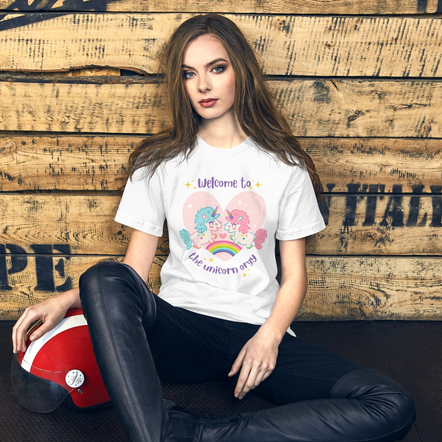 Unicorn Orgy Unisex t-shirt