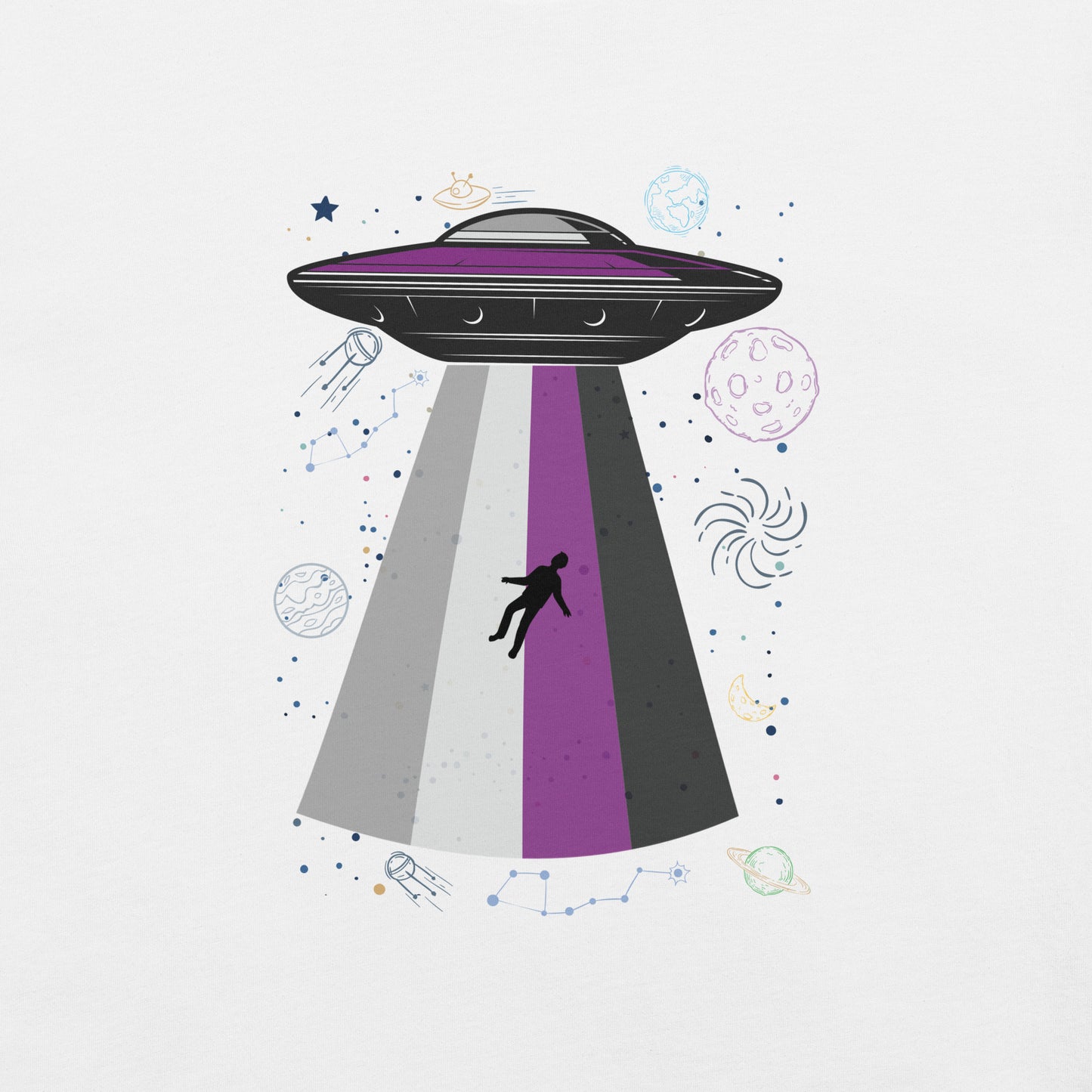 Ace Spaceship Unisex t-shirt