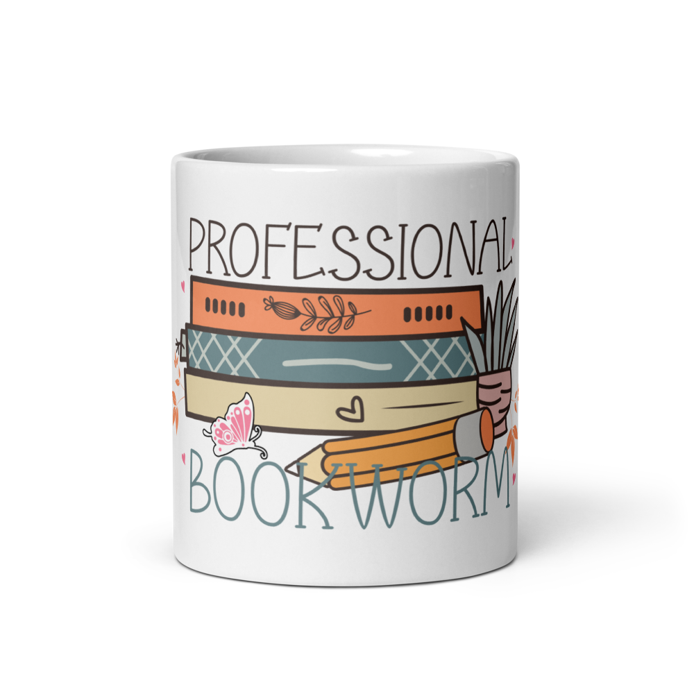 "Professional Bookworm" Mug