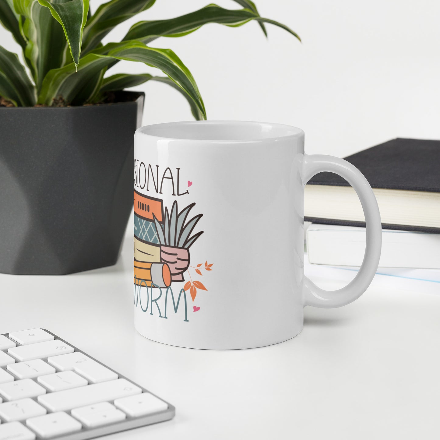 "Professional Bookworm" Mug